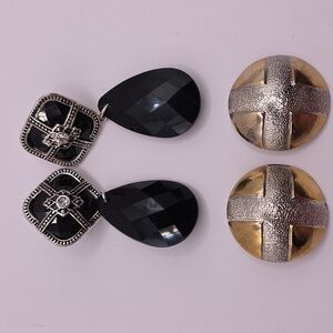 Vintage Clip-On Earrings Set